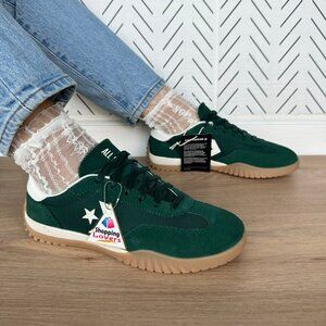 ⭐Converse Run Star Trainer Ox 7.5 Women Shoes Suede Green Casual Sneaker A13359C
